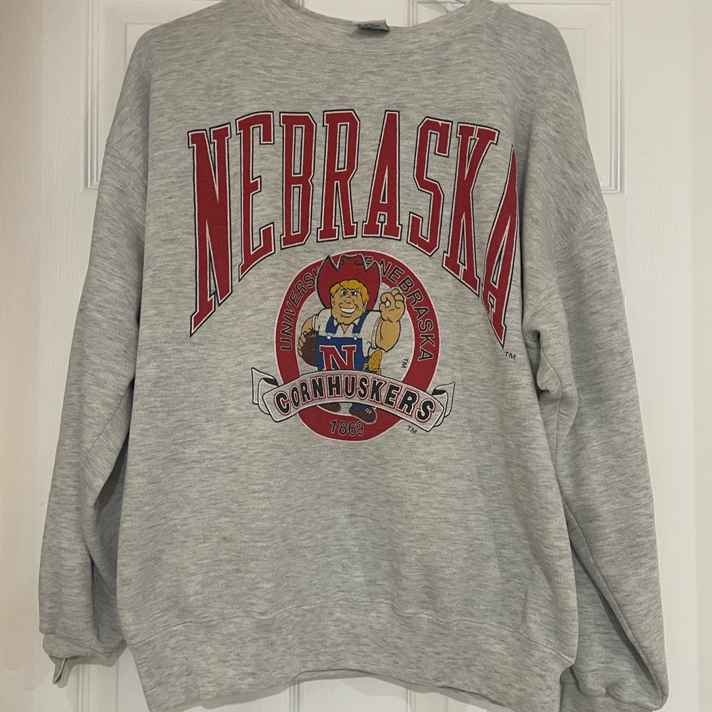 Vtg University of Nebraska Cornhuskers crewneck XL